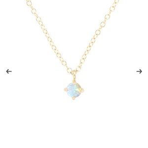 Catbird Slumberous Light Opal Necklace